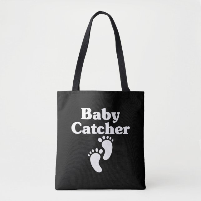 Tote Bag La sage-femme du bébé catcher Cute Doula (Devant)
