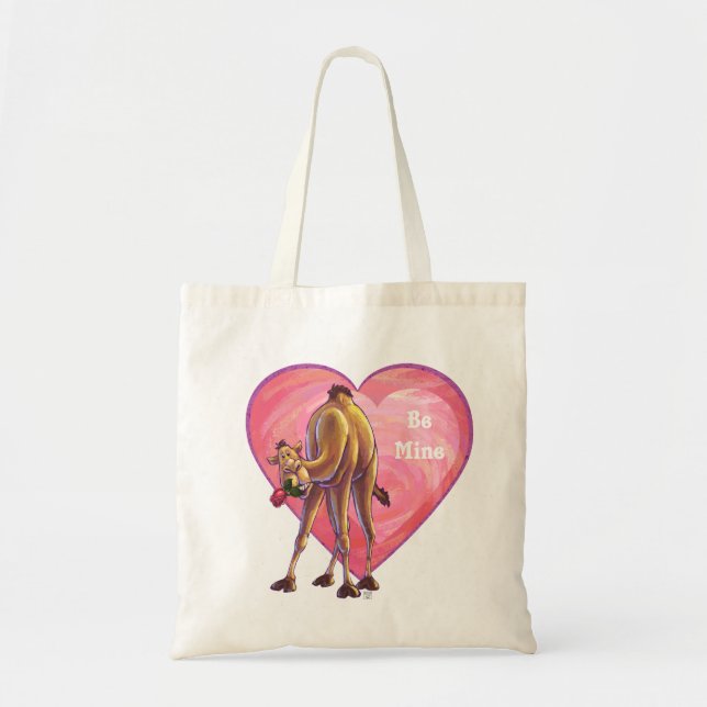 Tote Bag La Saint-Valentin au chameau (Devant)