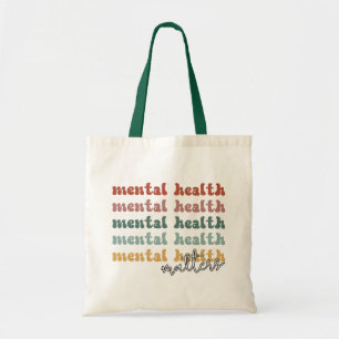 Tote Bag La santé mentale est importante Sensibilisation ré