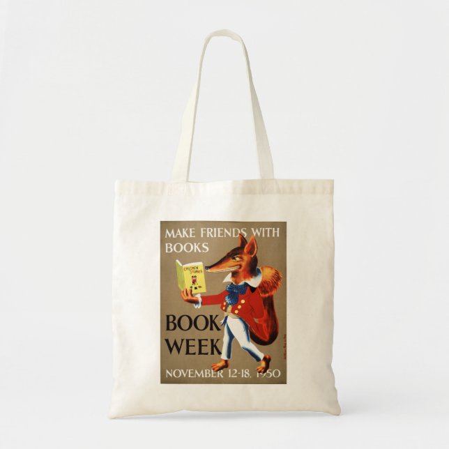 Tote Bag La semaine du livre Fourre-tout de 1950 enfants (Devant)