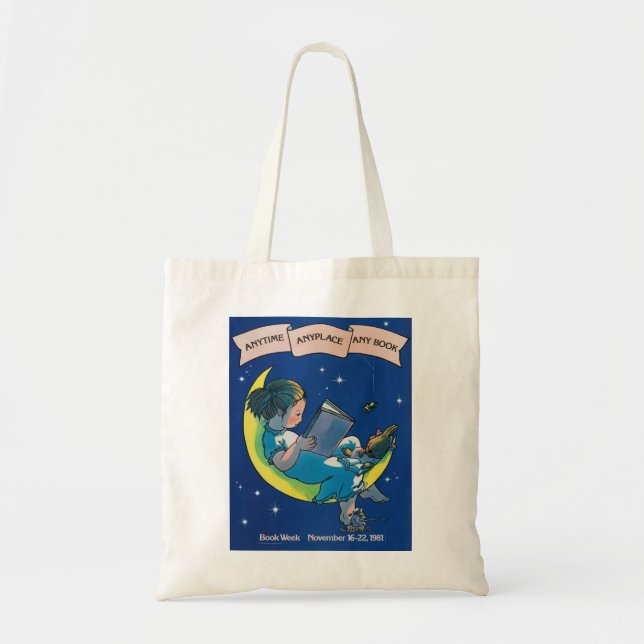 Tote Bag La semaine du livre Fourre-tout de 1981 enfants (Devant)