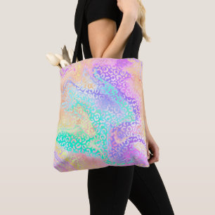 Tote Bag La série Iridescent Leopard Design 3