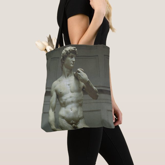 Tote Bag La statue de David de Michelangelo (De près)