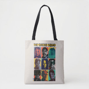 Tote Bag La Suicide Squad Rétro Grid With Harley Quinn