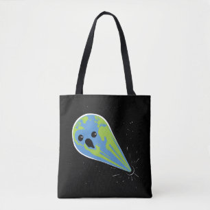 Tote Bag La terre contre le trou noir