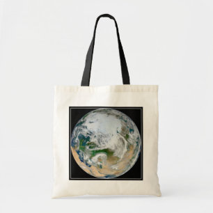 Tote Bag La Terre Montre L'Arctique, L'Europe Et L'Asie.