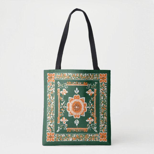 Tote Bag La tradition rencontre le moderne : logo ukrainien (Devant)