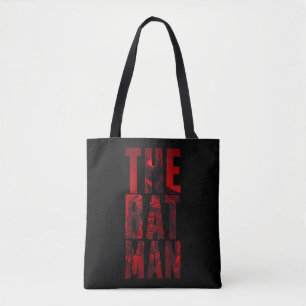 Tote Bag La typographie de Batman coupée