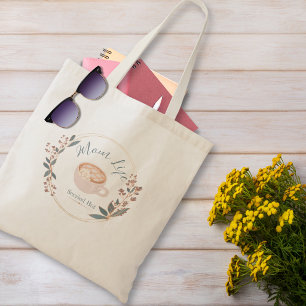 Tote Bag La vie de maman servie chaude Café cosy Art de cha