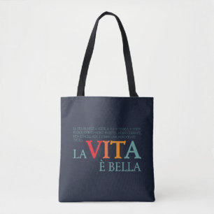 Tote Bag La vie est belle
