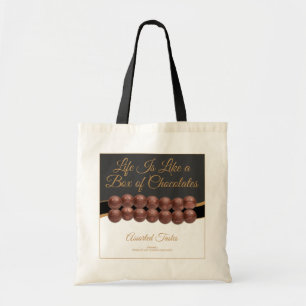 Tote Bag La vie est comme une boîte de chocolats
