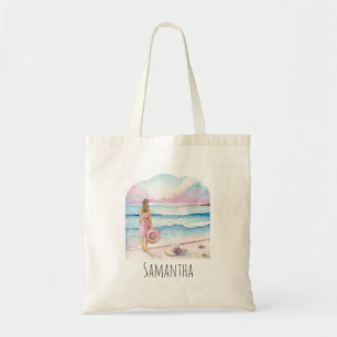 Tote Bag La vie est meilleure à la plage Personnalisé