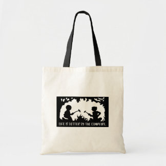 Tote Bag La vie est meilleure au camp
