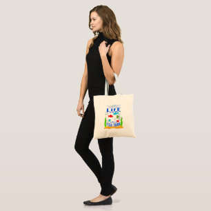 Tote Bag La vie est meilleure avec un réservoir de poisson,