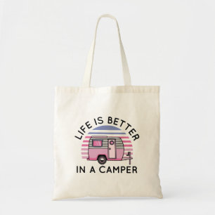 Tote Bag La Vie Est Meilleure Dans Un Camper