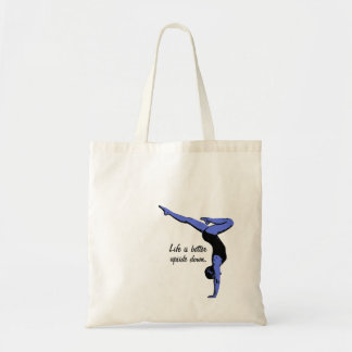 Tote Bag La vie est mieux à l'envers - appui renversé