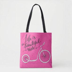 Tote Bag La vie est un beau rose de tour