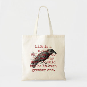 Tote Bag La Vie Est Un Grand lever De Soleil - Citation De