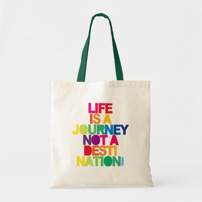 Tote Bag La vie est un voyage (Devant)