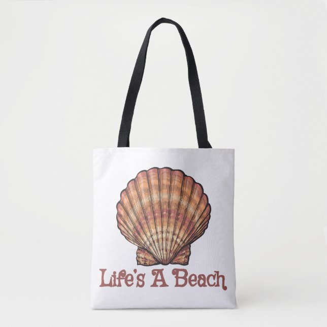 Tote Bag La vie est une plage (Devant)