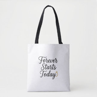 Tote Bag La vie éternelle commence aujourd'hui - T-shirt av