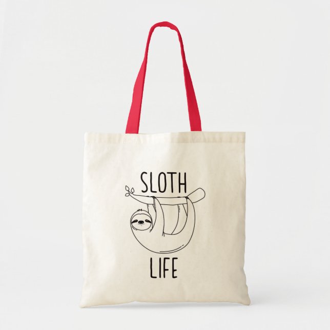 Tote Bag La vie Fourre-tout de paresse (Devant)