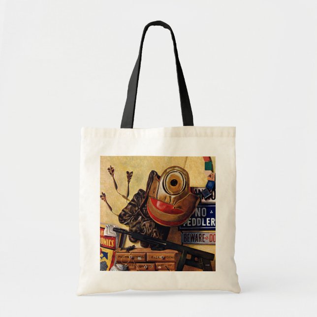 Tote Bag La vie toujours des jouets de garçons (Devant)