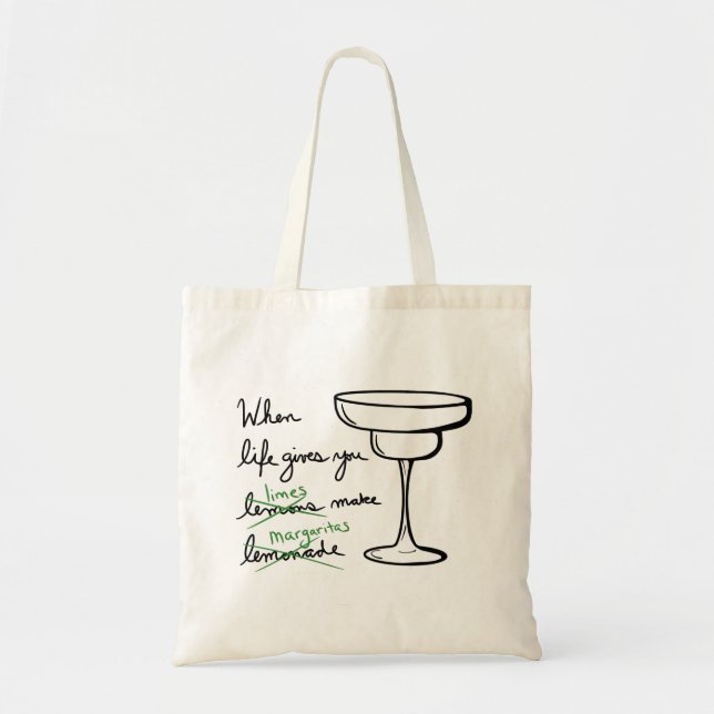 Tote Bag La vie vous donne citrons obtenir des limites fair (Devant)