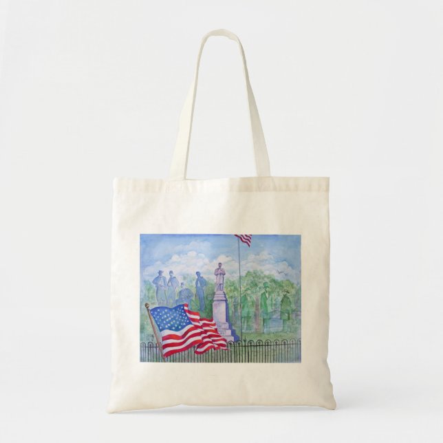 Tote Bag La vieille gloire ondule pour la liberté (Devant)
