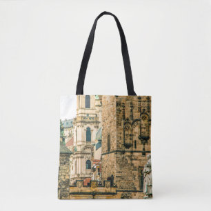 Tote Bag La vieille ville de Pragueantique, architecture, b
