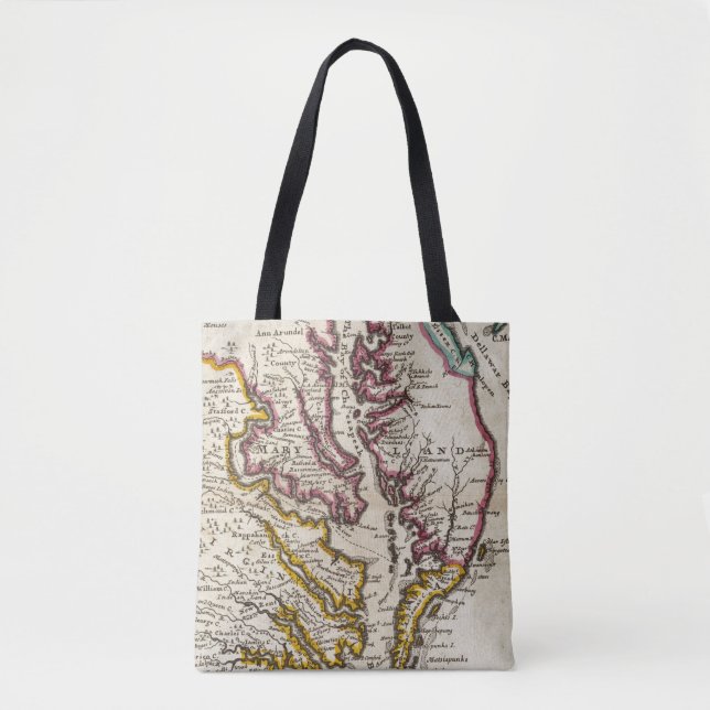 Tote Bag La Virginie et le Maryland (Devant)