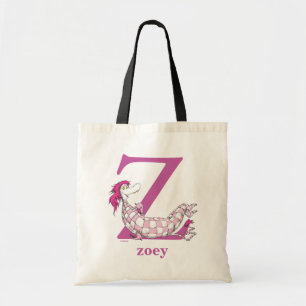 Tote Bag L'ABC du Dr Seuss : Lettre Z - Violet   Ajoutez vo