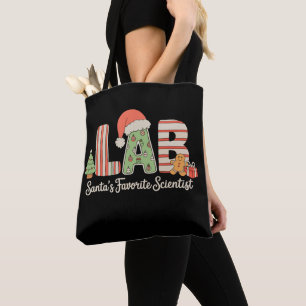 Tote Bag Laboratoire Santas Chercheur Préféré Laboratoire d