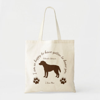 Tote Bag Labrador Retriever pour vous et votre ー chien