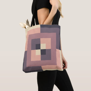 Tote Bag Labyrinthe de crème de café