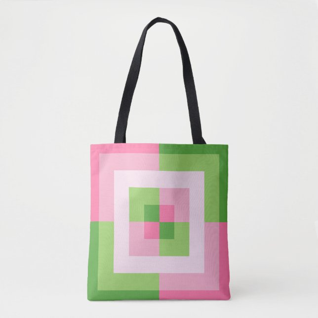 Tote Bag Labyrinthe de pique-nique du printemps (Devant)