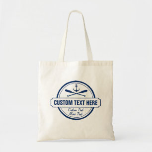 Tote Bag Lac fait sur commande, Chambre de plage et Ancre