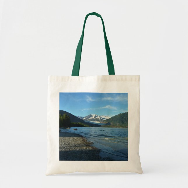 Tote Bag Lac Mendenhall dans Juneau Paysage de l'Alaska (Devant)