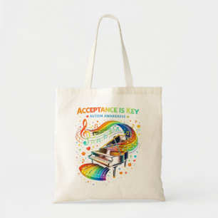 Tote Bag L'acceptation est la clé de la sensibilisation à l