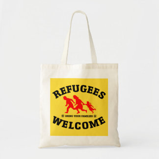 Tote Bag L'accueil de réfugiés amènent vos familles