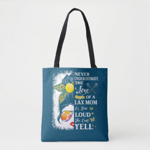 Tote Bag Lacrosse Maman L'Amour De Lax Maman Comme Elle