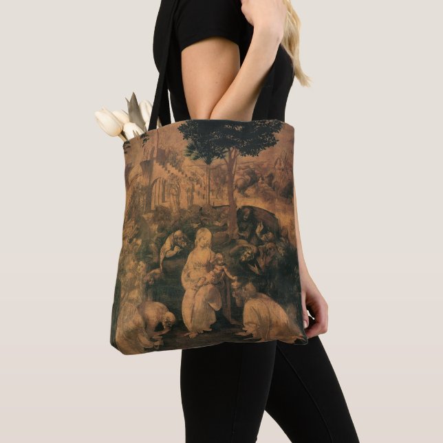 Tote Bag L'Adoration des Mages de Léonard de Vinci (De près)