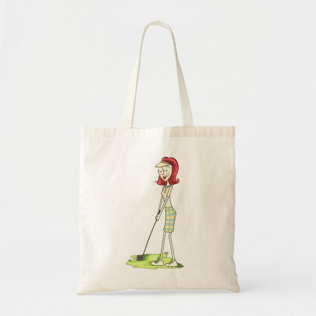 Tote Bag Lady Golfer (Devant)