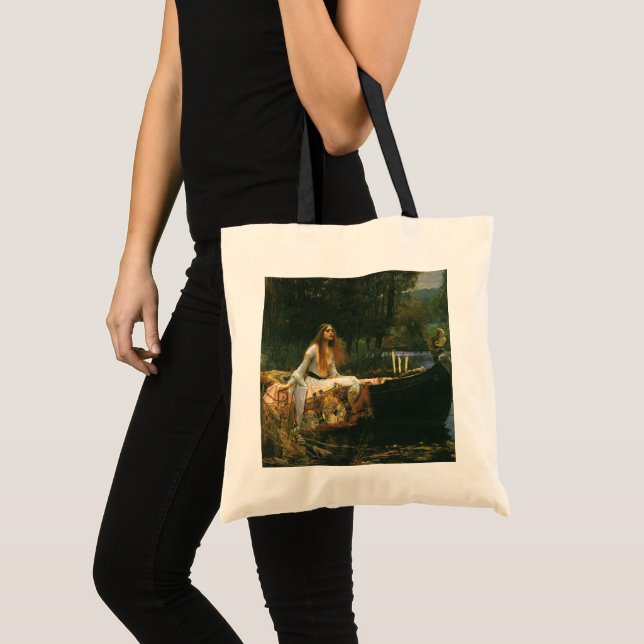 Tote Bag Lady Shalott On Boat par John William Waterhouse (Devant (produit))
