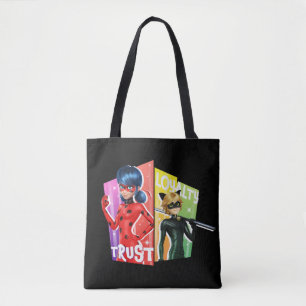 Tote Bag Ladybug & Cat Noir   Confiance et fidélité