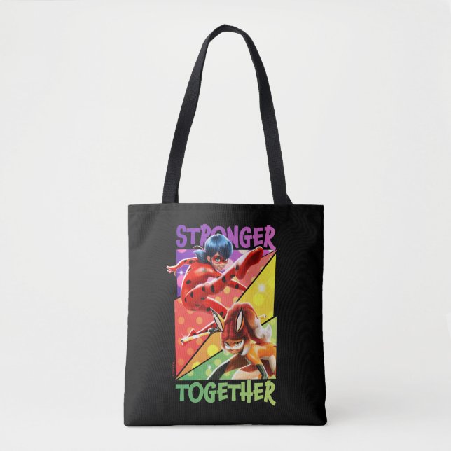 Tote Bag Ladybug & Rena Rouge | Ensemble plus fort (Devant)
