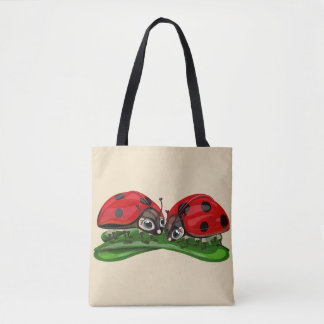 Tote Bag Ladybugs 