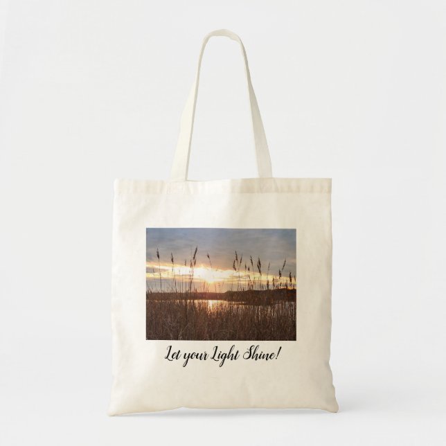 Tote Bag "Laisse ta lumière briller !" (Devant)