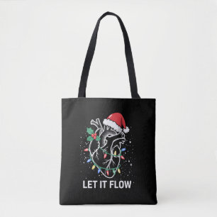 Tote Bag Laissez Couler Anatomie Cœur Infirmière Cardiaque