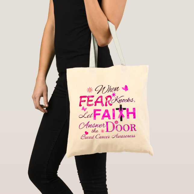 Tote Bag Laissez la FOI Répondre à la Porte (Devant (produit))